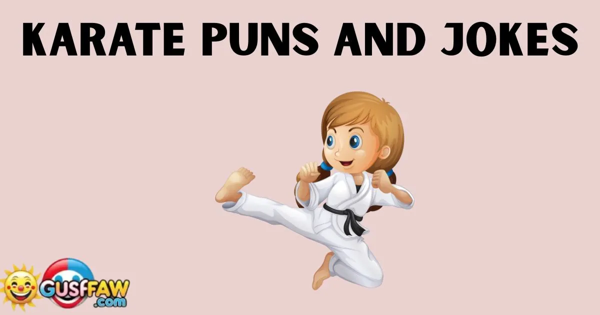 Karate Puns and Jokes
