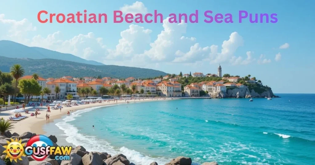 Croatian Beach And Sea Puns