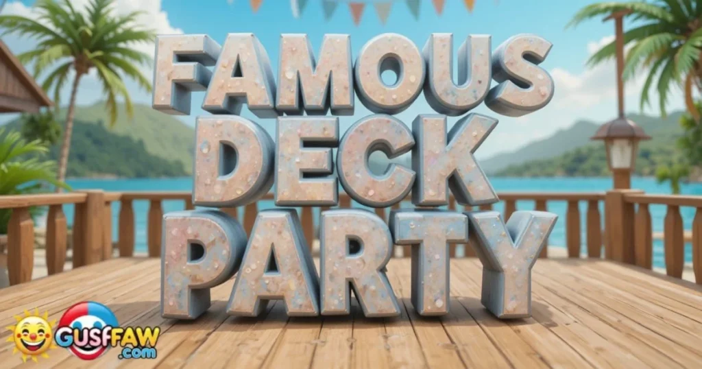 Famous Deck Party Puns