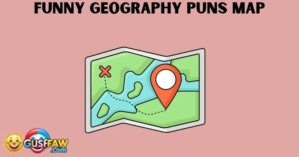 Funny Geography Puns Map