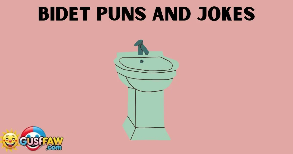 Bidet Puns And Jokes