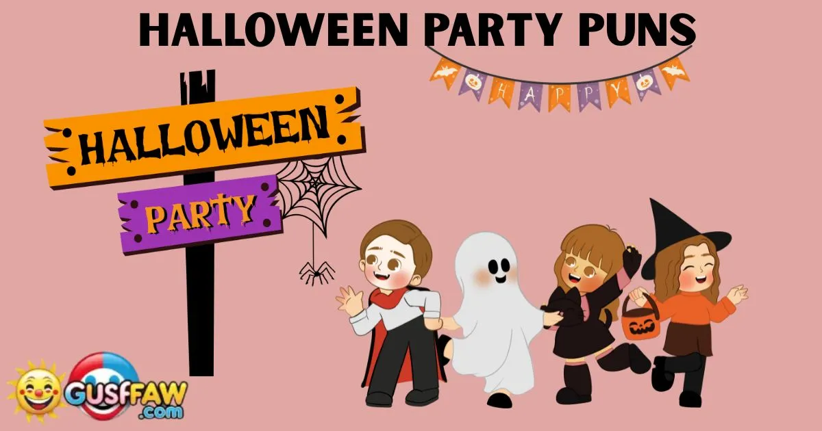 Halloween party puns