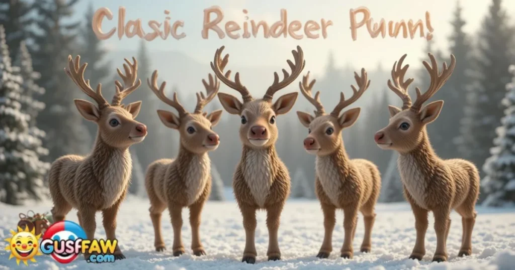 Classic Reindeer Puns