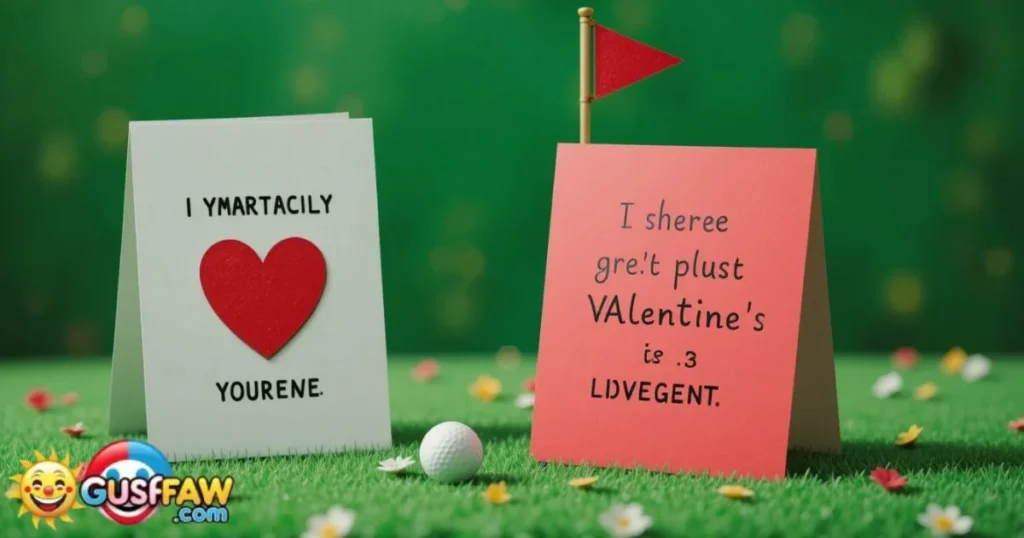 Golf Puns Valentines Cards Ideas